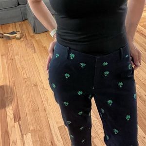 Talbots Palm tree🌴 ankle pants!🌴🌴🌴🌴🌴🌴🌴